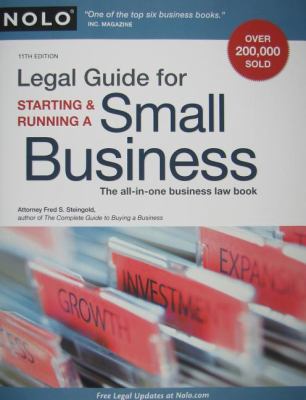 Legal Guide for Starting & Running a Small Busi... 1413310559 Book Cover