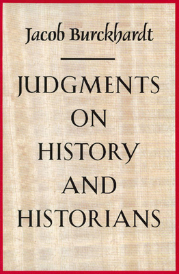 Judgments on History and Historians 0865972060 Book Cover