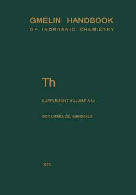 Th Thorium: Natural Occurrence. Minerals (Exclu... 3662089122 Book Cover