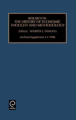 Research in the History of Economic Thought and... 1559380942 Book Cover