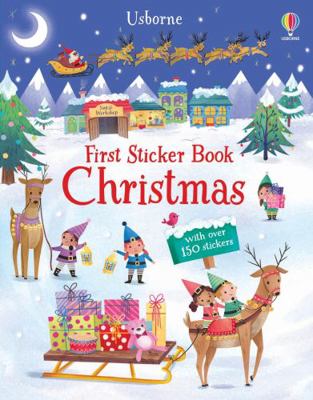 First Sticker Book Christmas 1803701307 Book Cover