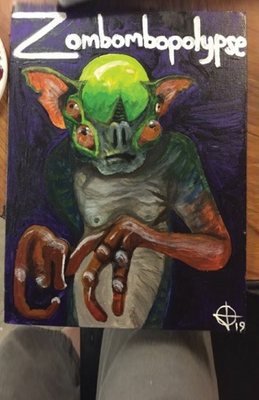 Zombombopolypse: Zombie Alien Apocalypse 1922309354 Book Cover