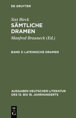 Lateinische Dramen [German] 3110083914 Book Cover