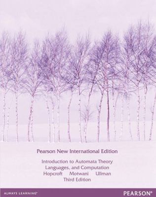 Introduction To Automata Theory Language 1292039051 Book Cover