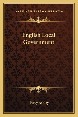 English Local Government 1163596817 Book Cover