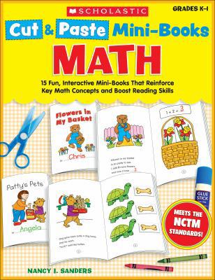 Cut & Paste Mini-Books: Math: 15 Fun, Interacti... 0439606306 Book Cover