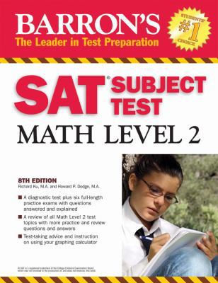 Barron's SAT Subject Test Math Level 2, 8th Edi... 0764136925 Book Cover