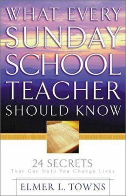 What Every Sunday School Teacher Should Know 0830728740 Book Cover