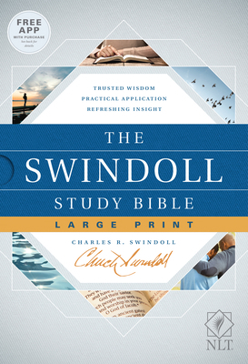 The Swindoll Study Bible NLT, Large Print 1496433688 Book Cover