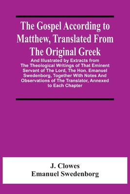 The Gospel According To Matthew, Translated Fro... 9354442722 Book Cover