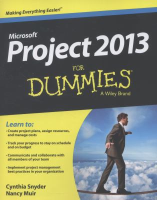 Project 2013 For Dummies 1118496396 Book Cover