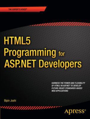 HTML5 Programming for ASP.NET Developers 1430247193 Book Cover