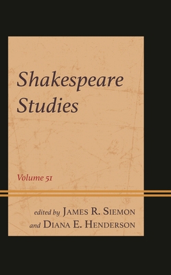 Shakespeare Studies 1683933907 Book Cover