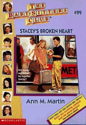 Stacey's Broken Heart (Baby-Sitters Club, No. 99) 0590692054 Book Cover