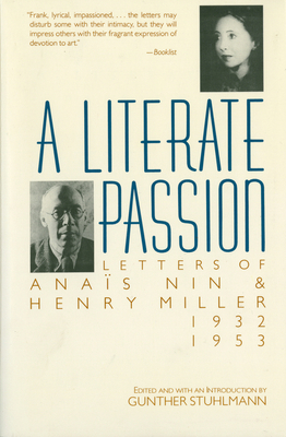 A Literate Passion: Letters of Anaïs Nin & Henr... B000RAP4EU Book Cover