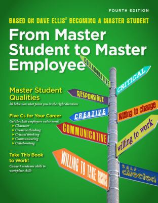 From Master Student to Master Employee 143546222X Book Cover
