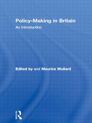 Policy-Making in Britain: An Introduction 0415108500 Book Cover