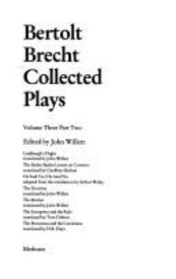 Brecht Collected Plays 0413708101 Book Cover