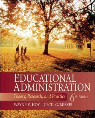 Educational Administration: Theory, Research, a... 0072322896 Book Cover