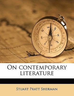 On Contemporary Literature 117835024X Book Cover