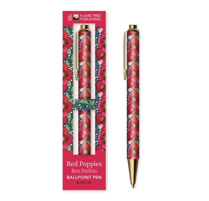 Bex Parkin: Red Poppies Boxed Decorative Ballpo... 1835629105 Book Cover