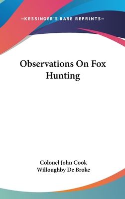 Observations On Fox Hunting 0548128251 Book Cover
