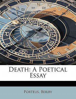Death: A Poetical Essay 1241645310 Book Cover