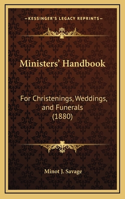 Ministers' Handbook: For Christenings, Weddings... 1165498790 Book Cover