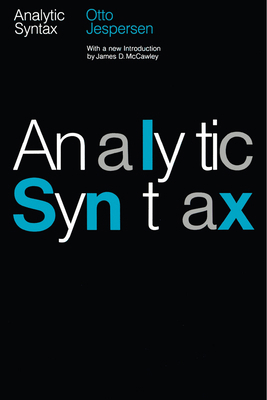 Analytic Syntax 0226398803 Book Cover