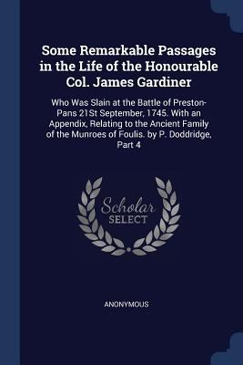 Some Remarkable Passages in the Life of the Hon... 1376384736 Book Cover