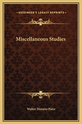 Miscellaneous Studies 1169252230 Book Cover