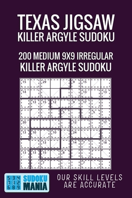 Texas Jigsaw Killer Argyle Sudoku: 200 Medium 9... 170542578X Book Cover