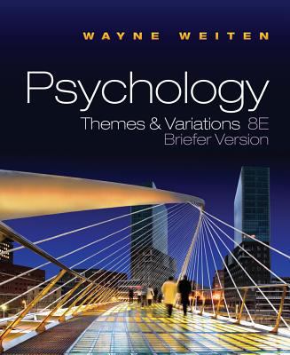 Psychology: Themes and Variations, Briefer Edit... 0495813109 Book Cover