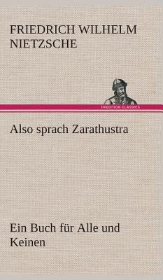 Also sprach Zarathustra [German] 3849535991 Book Cover