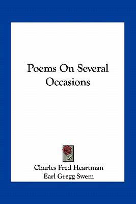 Poems On Several Occasions 1163748374 Book Cover