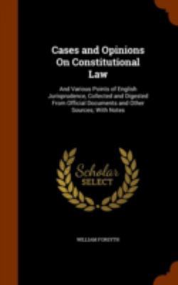 Cases and Opinions On Constitutional Law: And V... 1345519680 Book Cover