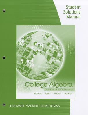 College Algebra Student Solutions Manual: Conce... 0495387908 Book Cover