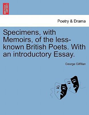 Specimens, with Memoirs, of the Less-Known Brit... 1241101450 Book Cover