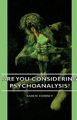 Are You Considering Psychoanalysis? 144372789X Book Cover