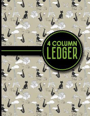 4 Column Ledger: Columnar Pad, Accounting Ledge... 197958897X Book Cover