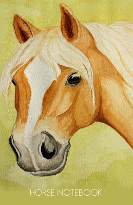 Paperback Horse Notebook: Painting of Haflinger Horse Notepad/Journal 150 Lined Pages Book