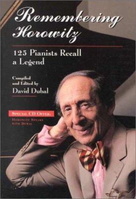 Remembering Horowitz: 125 Pianists Recall a Legend 0825672147 Book Cover
