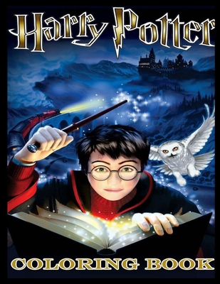 Harry Potter Coloring Book: For Adults And Kids B08JL4FDSZ Book Cover