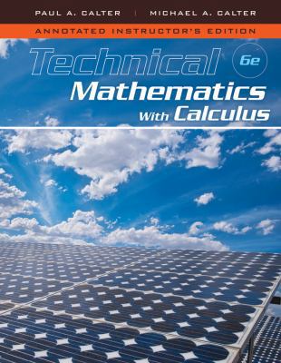 Technical Mathematics with Calculus 0470534958 Book Cover