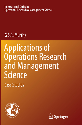 Applications of Operations Research and Managem... 331938581X Book Cover