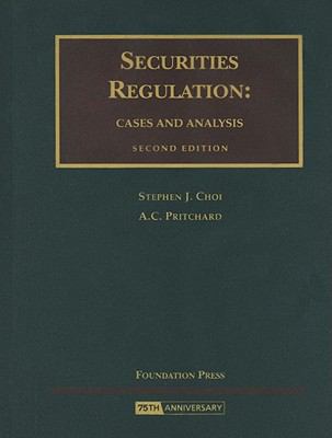 Choi and Pritchard's Securities Regulation: Cas... 1599413809 Book Cover