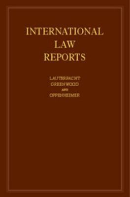 International Law Reports 0521580714 Book Cover