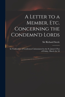 A Letter to a Member, Etc. Concerning the Conde... 1013504046 Book Cover
