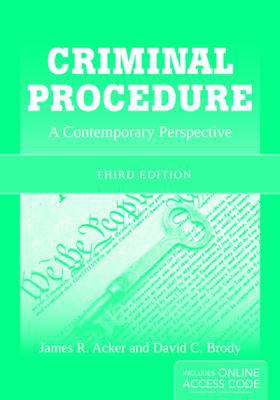 Criminal Procedure: A Contemporary Perspective ... 1449652344 Book Cover