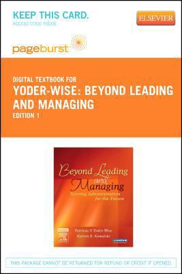 Beyond Leading and Managing - Elsevier eBook on... 0323092411 Book Cover